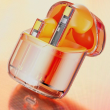 Wireless Earphone TWS Transparent Charging Cabin Low Latency Cool Game Headphones thumbnail-2