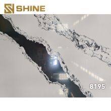 Modern Design Artificial Quartz Countertop Slab Indoor Printed for Villa Bedroom Hotel Bathroom Table Top Kitchen Dining Indoor thumbnail-2