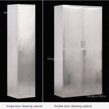 Durable Stainless Steel Cleaning Cabinet With Drying Rod and Secure Lock – Designed for Restaurants, Gyms, and Public Buildings