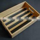 Natural Wood Wooden Serving Tray Wholesale For Tea thumbnail-5