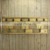 Fashionable Creative Rural Natural Wooden Wall Art Decor With Clips & Hooks thumbnail-2
