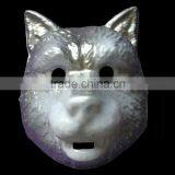 Silver Dog Shape Plastic Animal Mask thumbnail-1