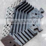 Ultra-portable 5-Channel Heavy Duty Rubber Cable Cover thumbnail-2