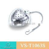 Silver Plating Heart Shaped Tea Infuser thumbnail-1
