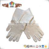 FTSAFETY 7G nature white loop-out terrycloth Knit Gloves for anti-heat