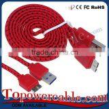 Guangzhou Factory Wholesale Braided Nylon Cell Phone El Usb Data Cable Cords thumbnail-3