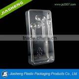 Transparent plastic blister earphone insert tray packaing