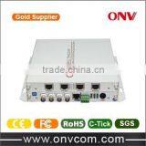 4CH Audio Video Optical Transceiver With 1CH Data/Telephone/Ethernet