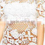 Big Floral Water Soluble Lady Camisole Designs Dress Apparel Suppliers thumbnail-3