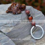 Retro Rosewood Wooden Tortoise Bead Key Chain Wholesale Custom thumbnail-3