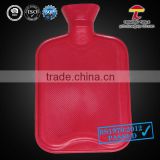 2000ML pink natural rubber hot water bottle