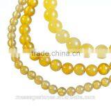 Wholesale Yellow Agate Gemstone Beads as Promotive Gift thumbnail-1