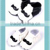 White&black Beard Kids Shoes ,toddler Infant Soft Shoes Moccasins Wholesale thumbnail-1