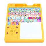 shenzhen gift alphabet learning talking tablet sound module music instrument