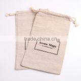 Custom Grey Jewelry Pouch Cotton With Logo,Personalized Jewellery Bag thumbnail-6