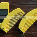 2016 Promotion Cheapest and Cute Plastic Folding Comb With Mirror