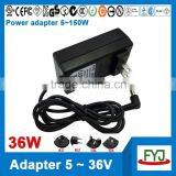 Wall Plug ac dc Adapter 36v 1a 36w With EU US AU UK Plug and Approved CCC CE UL FCC GS C-TICK PSE SAA KC BS thumbnail-2