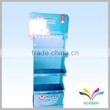 Made in China Countertop 3 Tiers Customized New Design Hot Selling Cardboard Storage Shelf for Sale