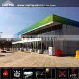 Double story tent for sport events