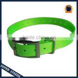 French TPU Dog Collar in Blaze Orange Adjustable thumbnail-3