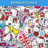 HD-049 Car Body Side Design Bomb Sticker Automobiles & Motorcycles thumbnail-4
