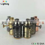 CE E27 Brass Metal Pendant Lamp Socket With Switch thumbnail-6
