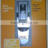 auto map reading light