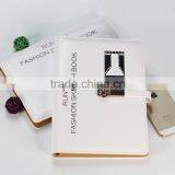 Fashion Printed Logo White Color pu Loose Leaf Organizer thumbnail-1