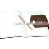 Pen Closure Leather Diary Leather Journal And Diary With Blue Stone thumbnail-3