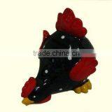 Ceramic Mini Rooster Coin Bank