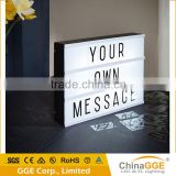 A2 A3 A4 size USB cinematic light box with letters battery operated LED cinema light box                        
                                                                Most Popular