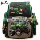 Boy New Primary School Bag Cheap Cars Print School Backpack thumbnail-1
