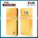 Ultra Thin Book Stand Wallet Genuine Leather Case for IPhone 6 4.7 Inch thumbnail-3