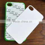 Sublimation plastic phone cases with Aluminum