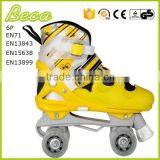 China Foshan Nylon Frame Pvc Wheel Quad Roller Skates for Sale Quality Choice thumbnail-1
