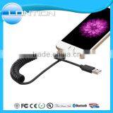 Factory Offer Flexible Spring Coiled Cord Mfi Usb Cable for Smartphones thumbnail-3