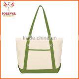 New Design Cheap Cotton 12 OZ. Custom Logo Canvas Shopper Tote Bag thumbnail-4