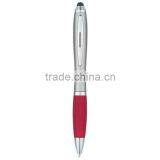 Satin Stylus Pen-silver_red_front