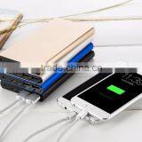 Custom Logo Ultra Thin Mobile Power Bank Universal 10000mah Portable thumbnail-2