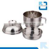 201 Stainless steel drinking snack cup & fast food cup