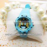 2013 best selling childrens' fashion bule plastic case water resistant cheap toy watch