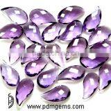Amethyst Semi Precious Natural Mango Shape Cut Gemstone thumbnail-2
