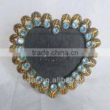 Metal Hearted Shaped Picture Frame