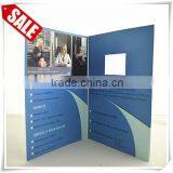 LCD Digital Video Brochure With Rechargeable Battery