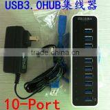 Wholesale High Speed 10ports Usb3.0 Hub thumbnail-2
