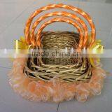 Bamboo basket hanging gift basket for festival storage basket