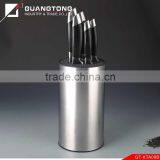 6 Pcs Pom Forged Handle Kitchen Knife Set With S.s Utility Block Pom Forged Stainless Steel Knifes thumbnail-1