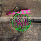 Wholesale Blank Clear Plastic Owl Laser Cut Acrylic Key Chain thumbnail-2