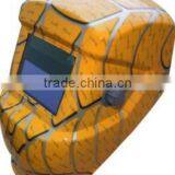 New Products Auto-darkening Solar Leather Welding Helmet thumbnail-1