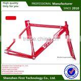 2016 Hot Selling Fixed Gear Bike Frame With Front Fork and Led Mountain Diving Flashlight Free Shipping thumbnail-3